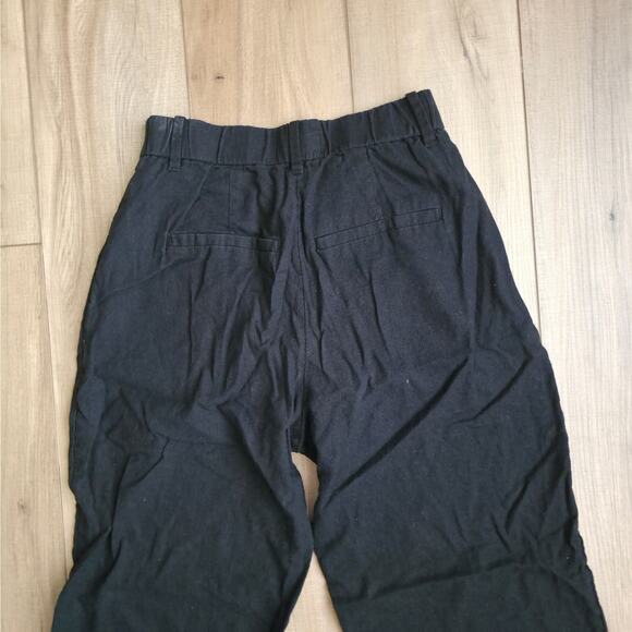 Abercrombie & Fitch Linen Blend Wide Leg Cargo Trouser Casual Pants Women Sz S - Picture 8 of 8